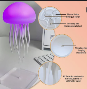 Magic Touch Jelly Fish Lamp