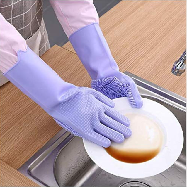 Multipurpose Silicon Dishwashing Gloves