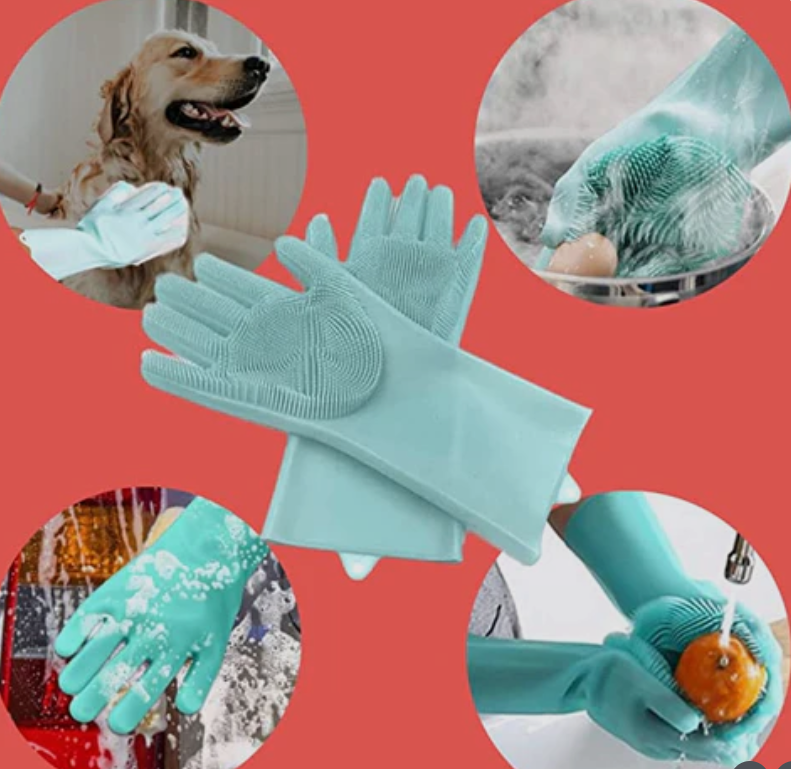Multipurpose Silicon Dishwashing Gloves